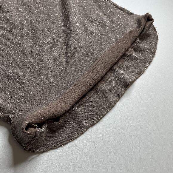 CKM Y2K Metallic Sequin Halter Top M Tie Neck Glitter Sparkle McBling Glam - Picture 12 of 13